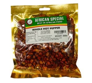 AS WHOLE HOT PEPPER 80G X 10