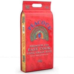 PEACOCK EASY COOK RICE 10 KG