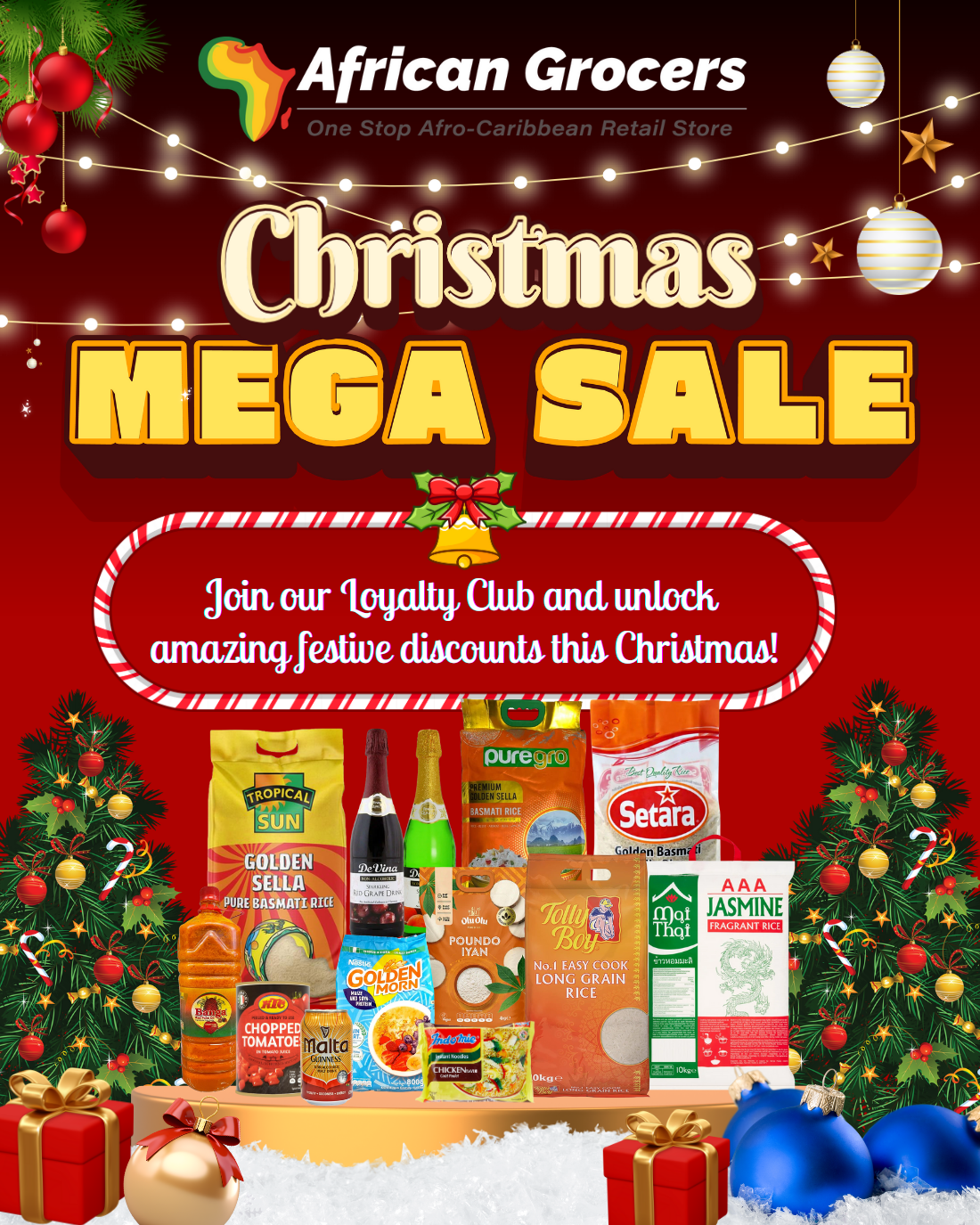 African Grocers Christmas Mega Sale